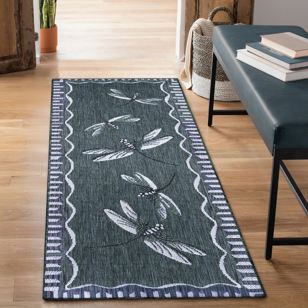 Carmel Dragonfly Indoor Outdoor Area Rug