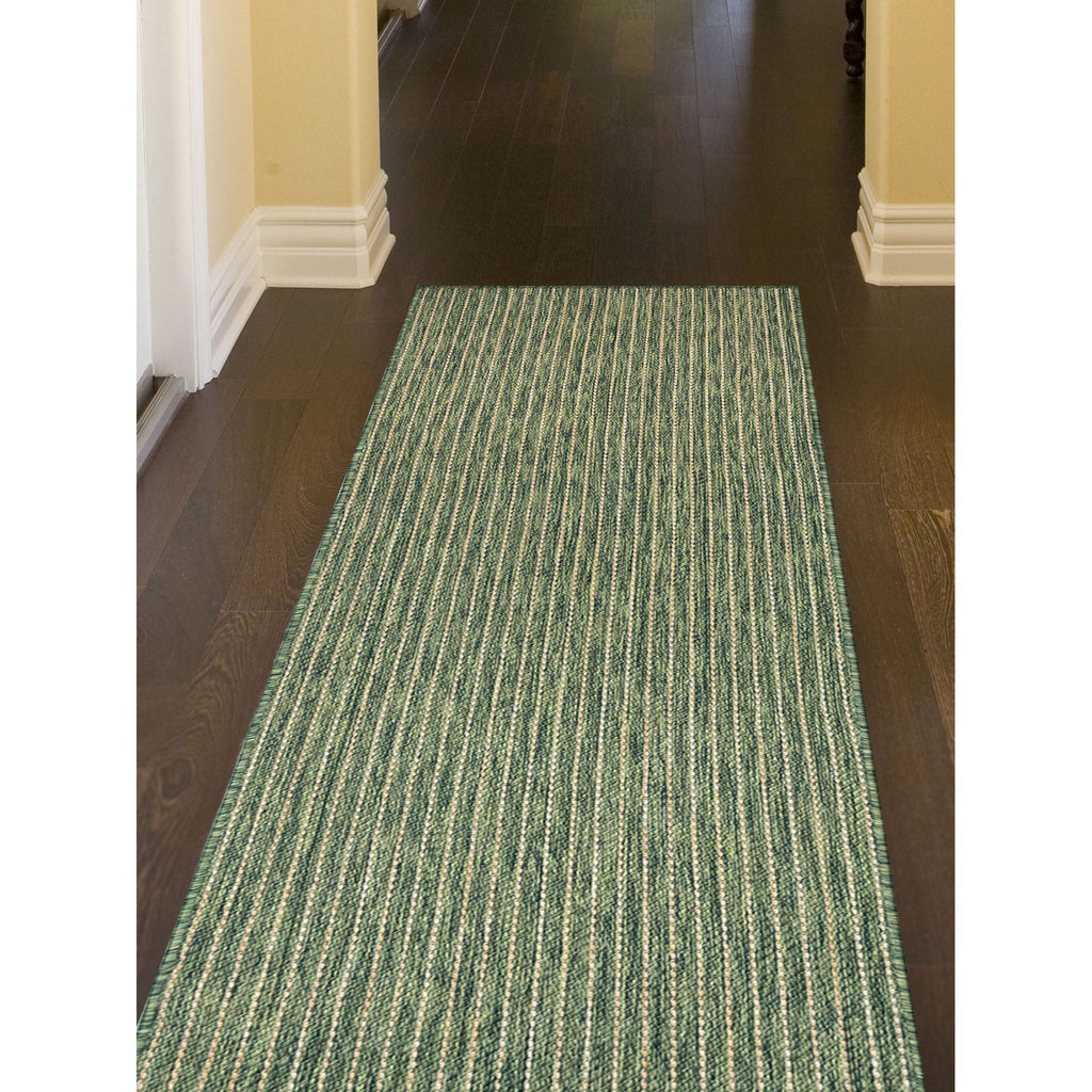 Carmel Texture Stripe Indoor Outdoor Area Rug