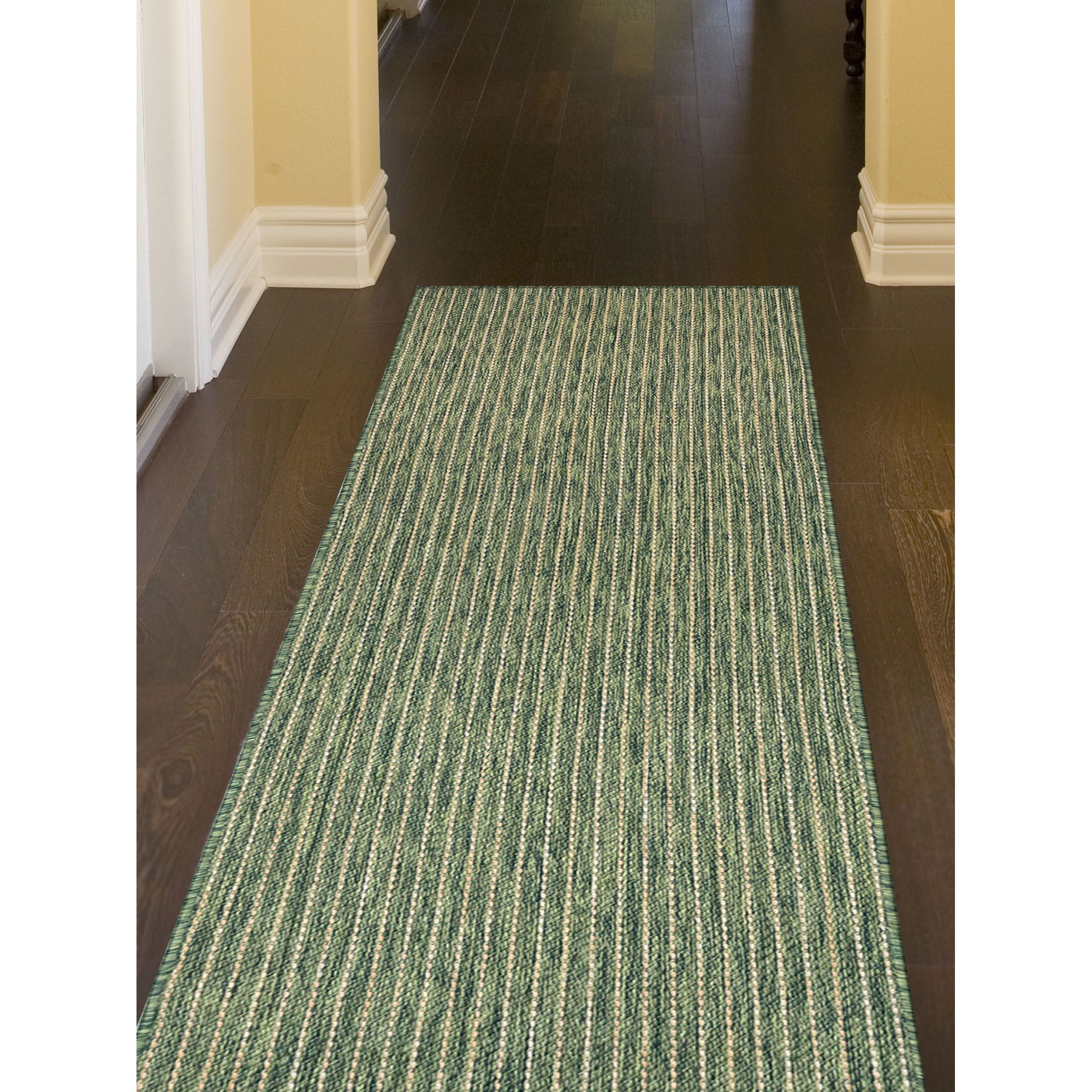 Carmel Texture Stripe Indoor Outdoor Area Rug