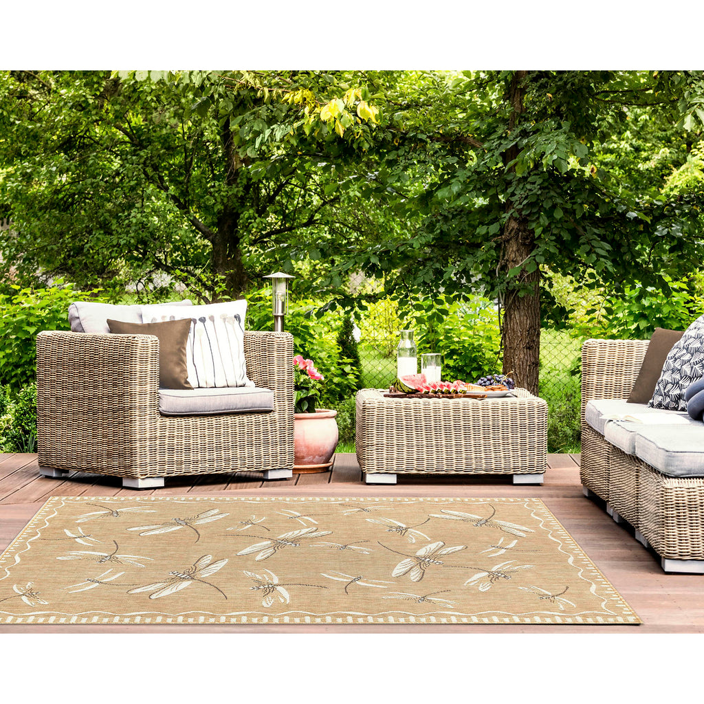 Carmel Dragonfly Indoor Outdoor Area Rug