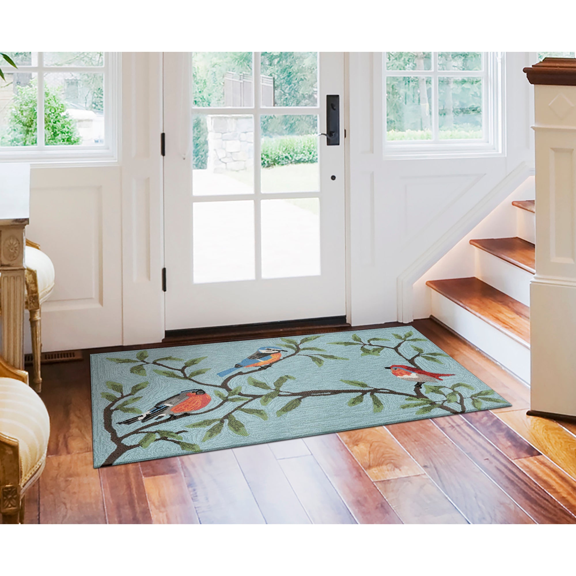 Ravella Birds On Branches Indoor/Outdoor Area Rug