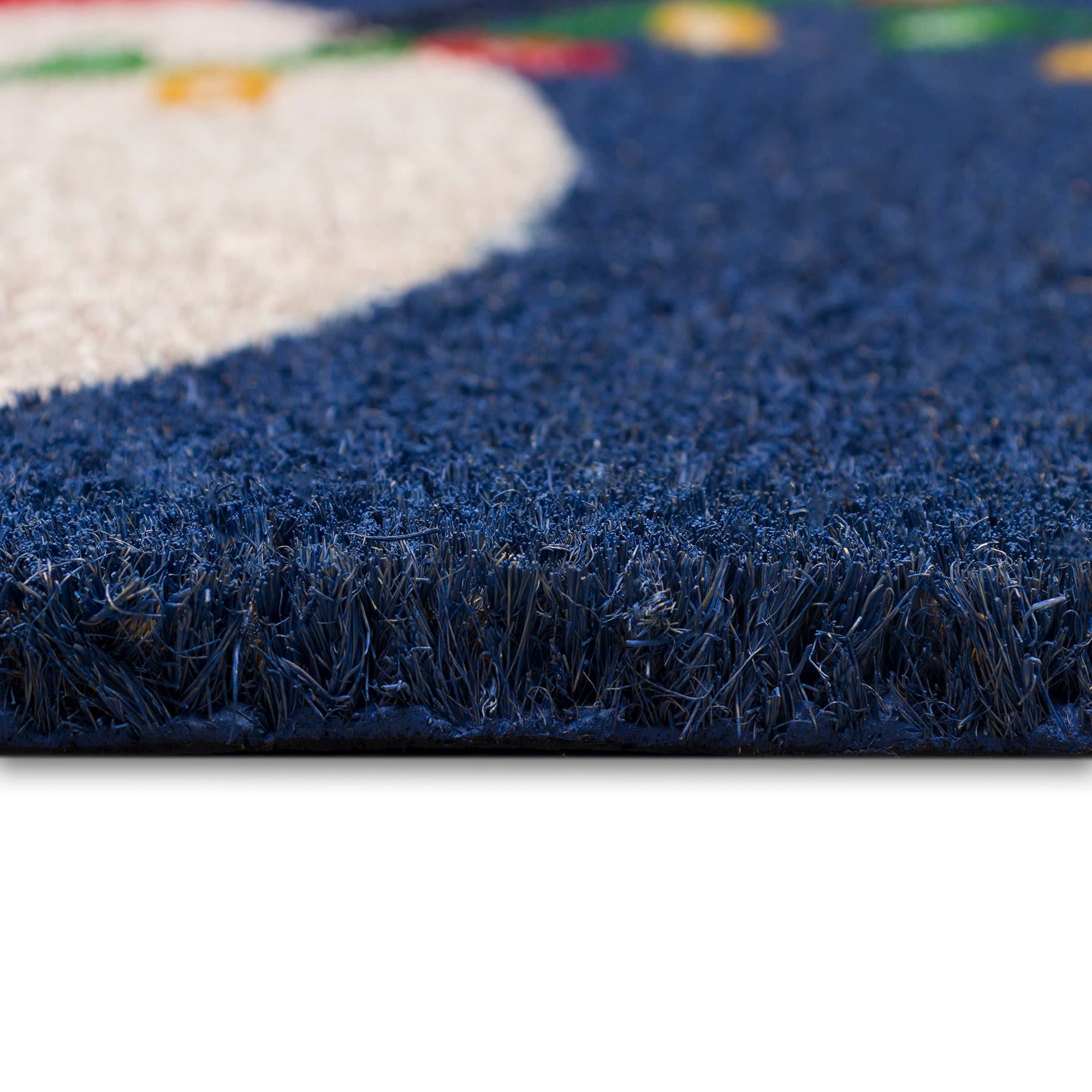 Natura Frosty And Bright Coir Doormat with Non-Slip Backing