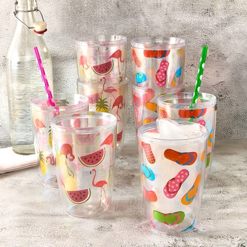 16oz Insulated Tumbler Set of 4 B3539