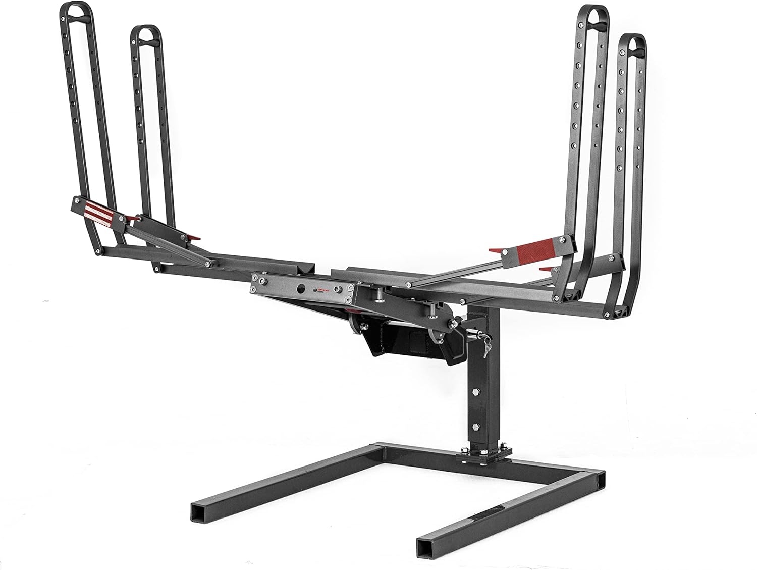 3" Wide Double Hitch Mount E-Bike Rack B4336