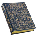 Large Print Faux Leather Navy Holy Bible B87703