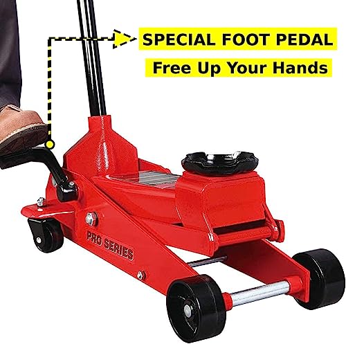 Hydraulic Floor Jack, 3.5 Ton (7,000 lb) Capacity S3639