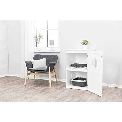 Wooden Cat Litter Box Enclosure U56195