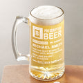Personalized Prescription Beer Mug