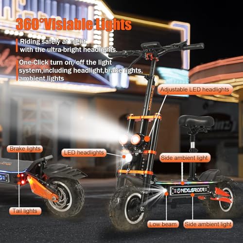 6000W Dual Motor Electric Scooter X9114
