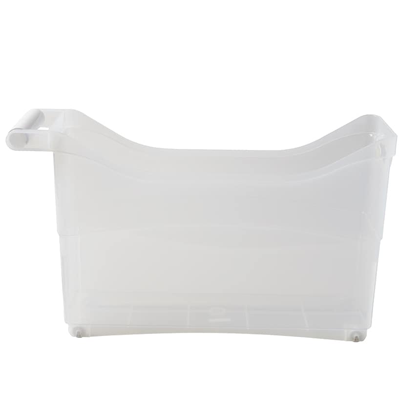 Rolling Slim Household Storage Bin with Handle
