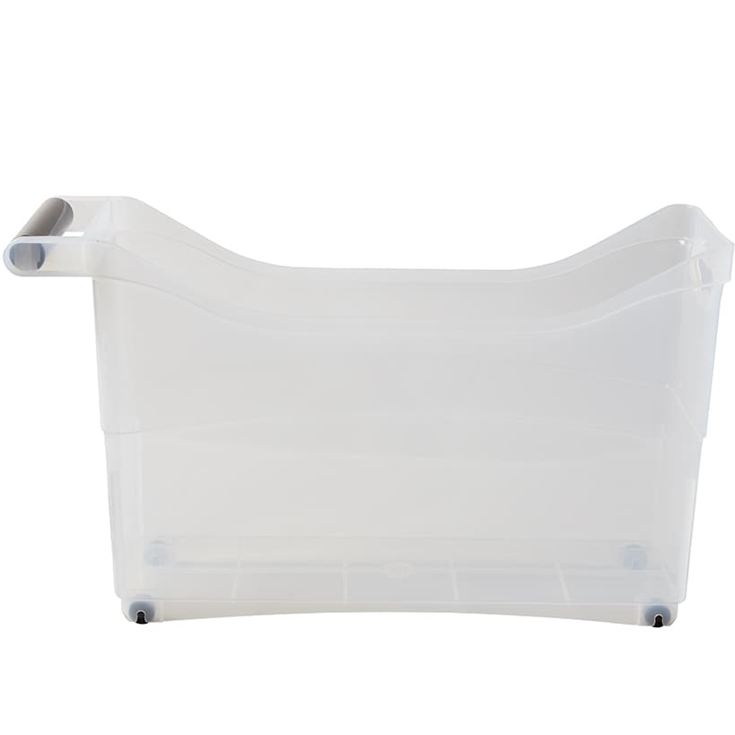 Rolling Slim Household Storage Bin with Handle
