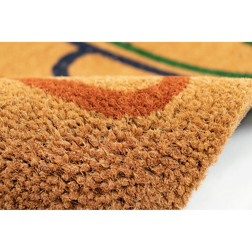 Natura Peace Coir Doormat with Non-Slip Backing