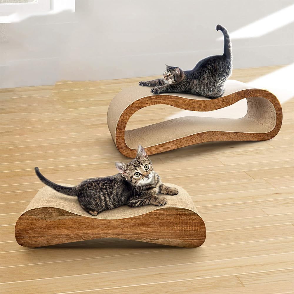 Cat Scratcher Cardboard Lounge Bed Scratching Post Q2352
