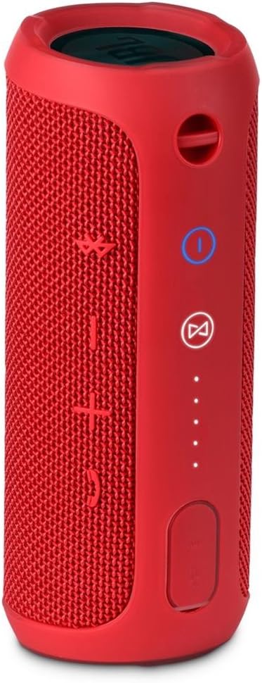 Red Splashproof Portable Bluetooth Speaker A2320