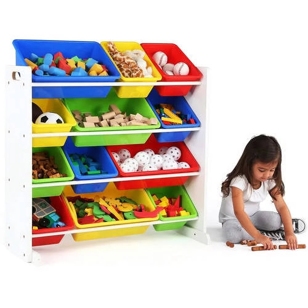 12 Bin Kids Toy Storage Organizer O2051
