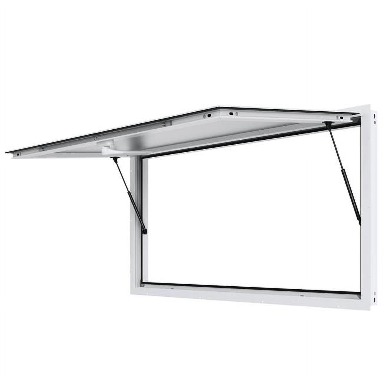 72 x 48 in. Aluminum Alloy Concession Window with Awning Door A8914