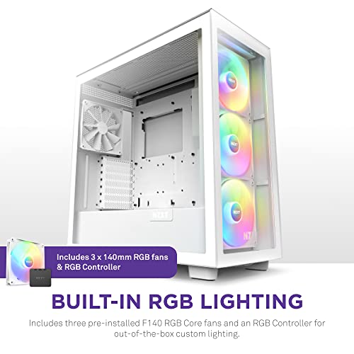 Black ATX Mid Tower PC Gaming Case with Tempered Glass Side Panel H676495