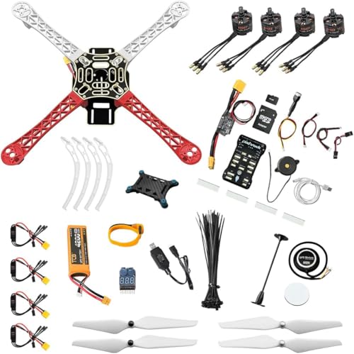 Drone Kit DIY Quadcopter Set Frame Pixhawk GPS Power Module ESC Brushless Motor Prop Battery Accessory Guild Book Video J34574