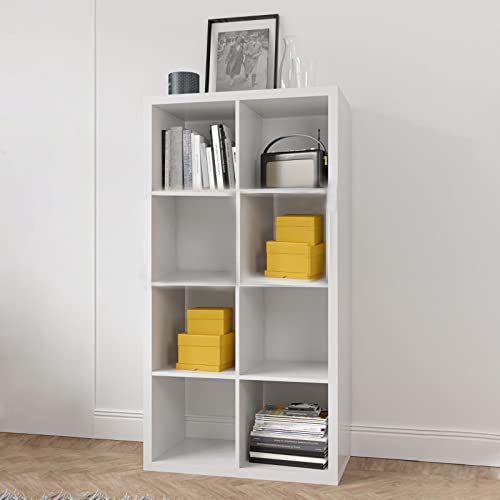 8-cube Open Back Storage Shelf S52038