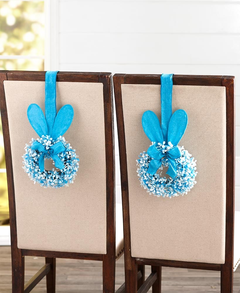 Easter Bunny Cabinet Wreath