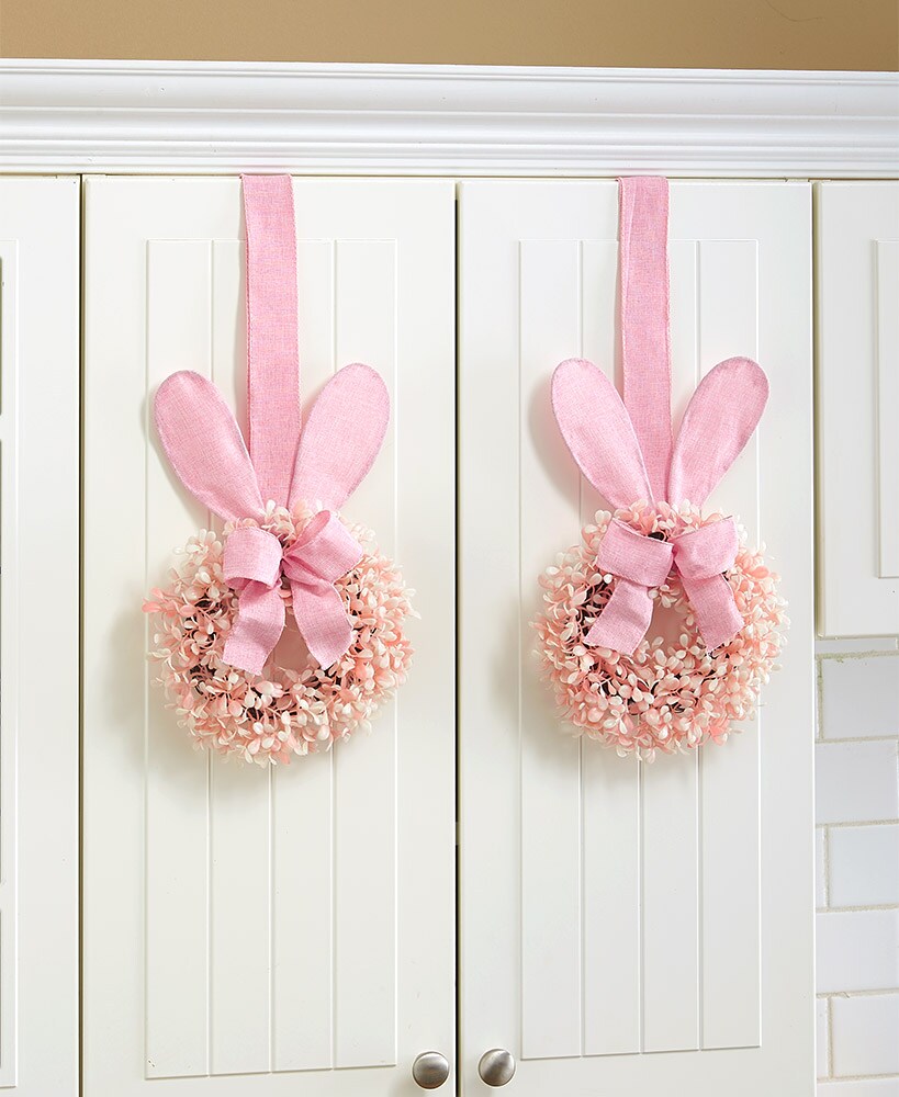 Easter Bunny Cabinet Wreath