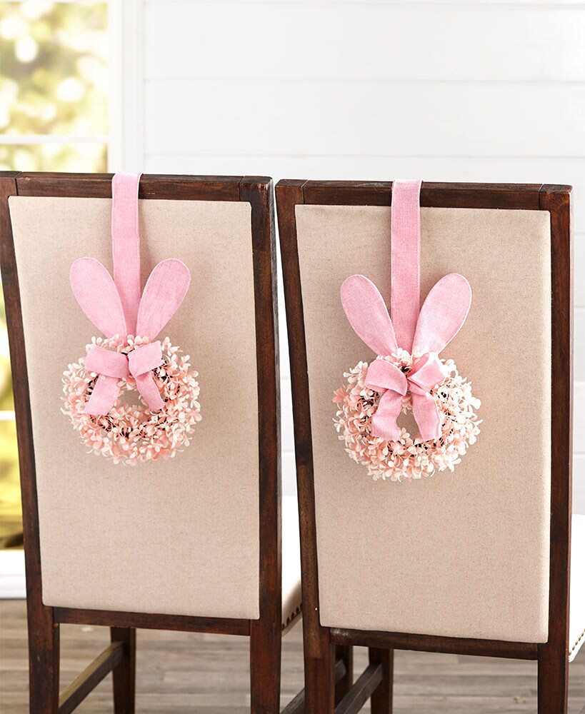 Easter Bunny Cabinet Wreath