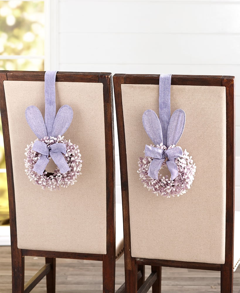 Easter Bunny Cabinet Wreath