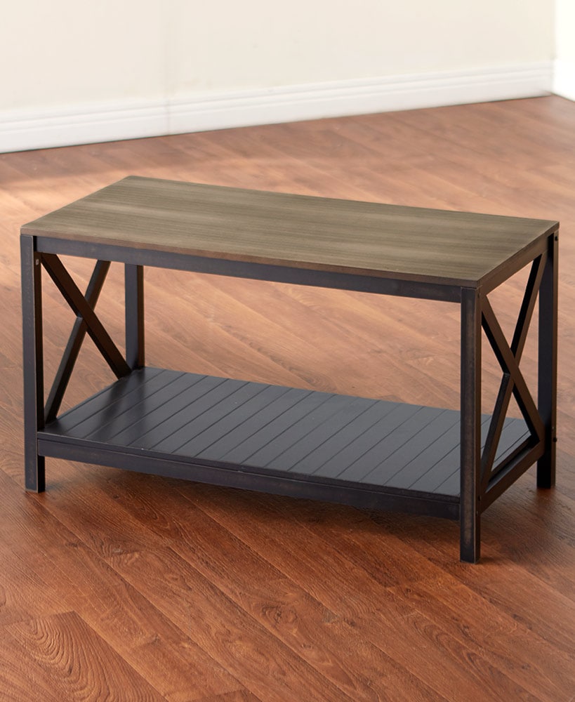 Two-Tone Farmhouse Living Room Furniture Collection