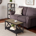 Two-Tone Farmhouse Living Room Furniture Collection