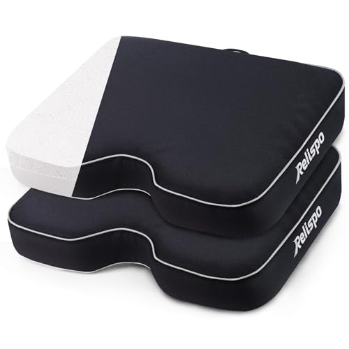 Stadium Seat Cushion with Memory Foam Waterproof Extra Thick O925