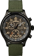 Brown Strap Black Dial Gunmetal Case 43mm Watch A35392
