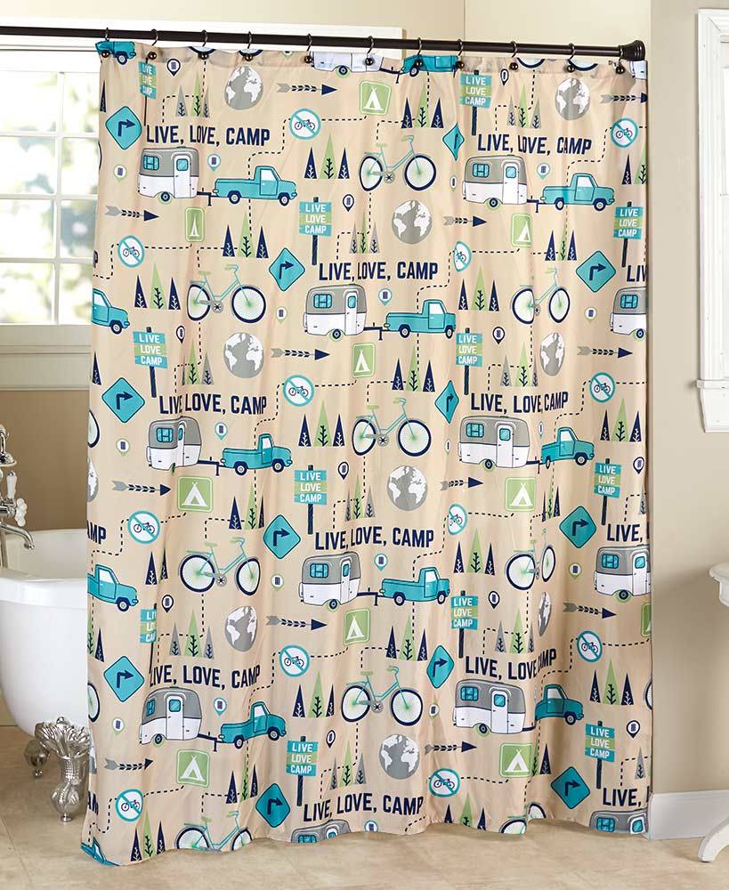 Camp Shower Curtain A233