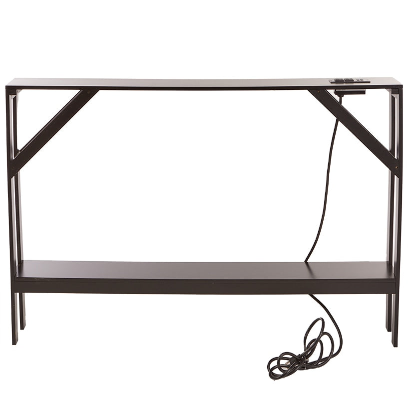 Narrow Console Table with Built-in Outlet S863