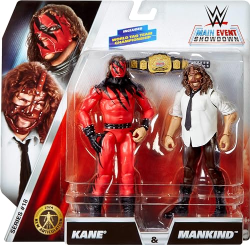 WWE Main Event Championship Showdown 2-Pack Action Figures & Accessory M603839