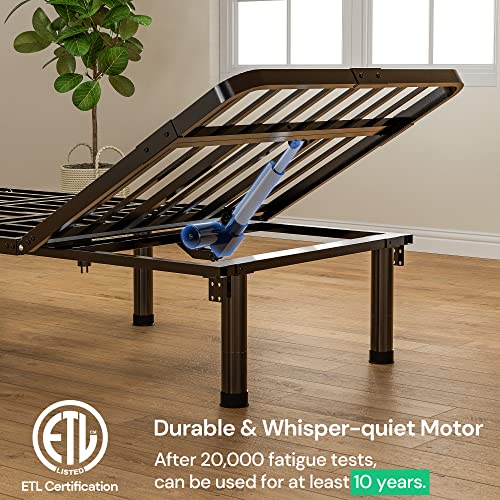 Twin XL Adjustable Bed Frame with Wired Remote Y93183