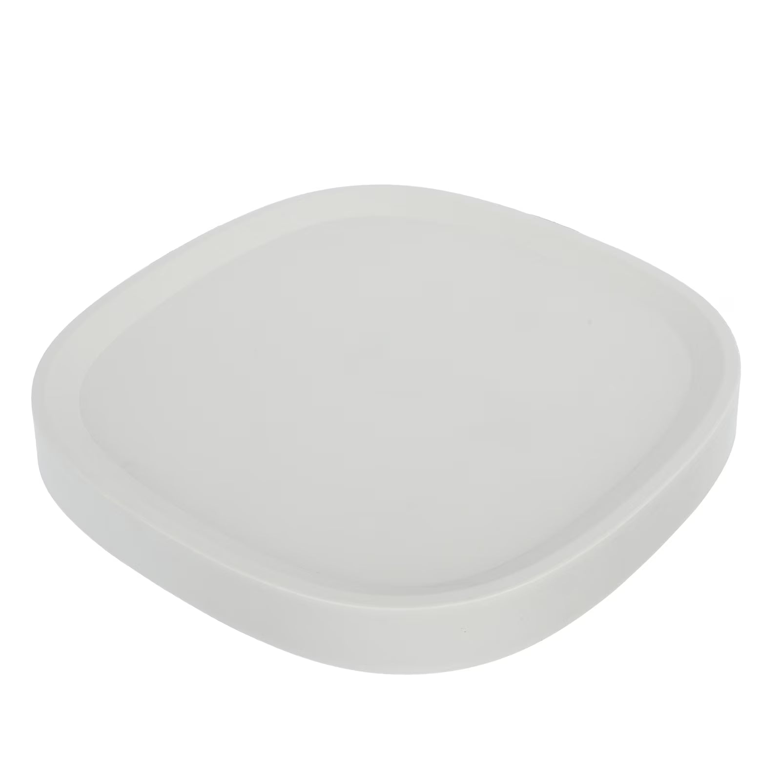 Beige Mobile Tray with Wheels E404