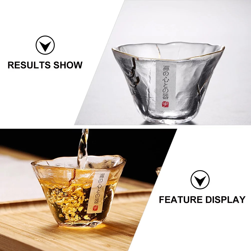 4pcs Glass Sake Cups C561906