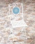 Metal Mosaic Outdoor Chair V8965