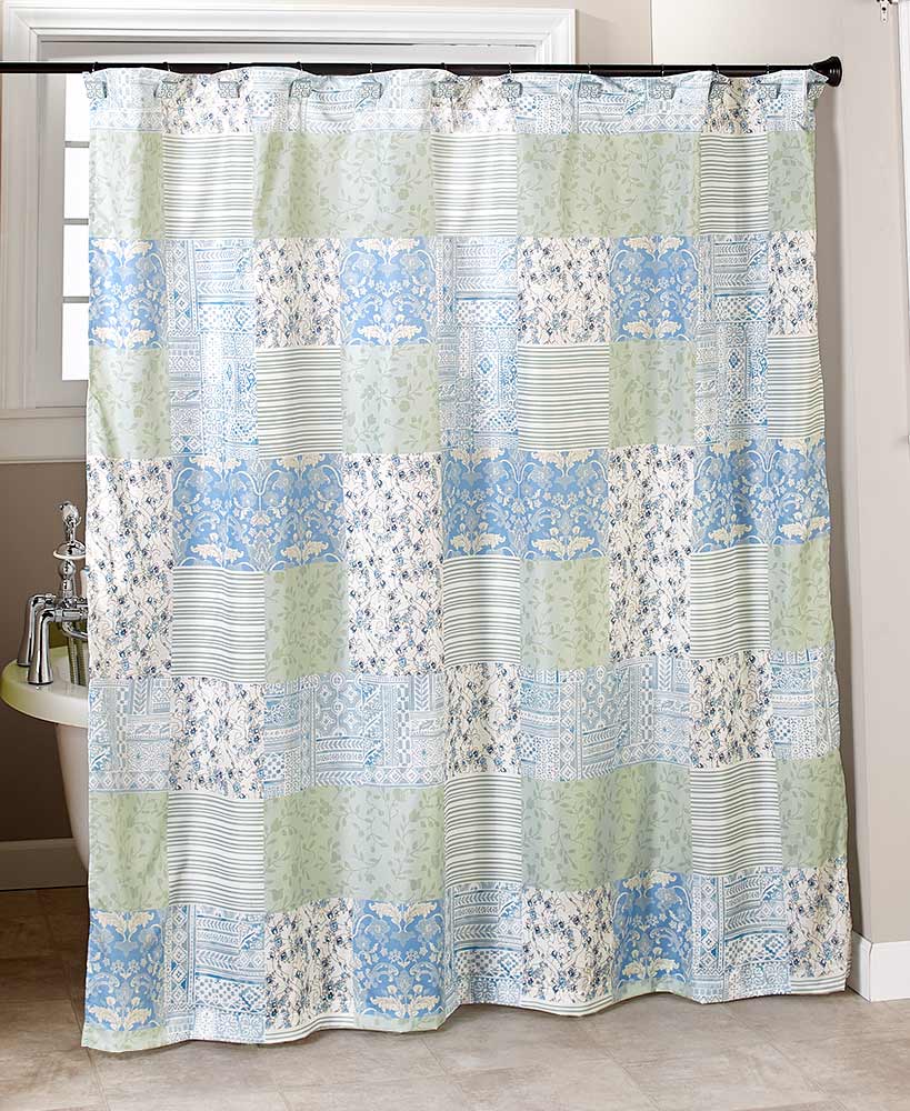 Bathroom Rug, Hand Towels and Shower Hooks Set of 12 H23189
