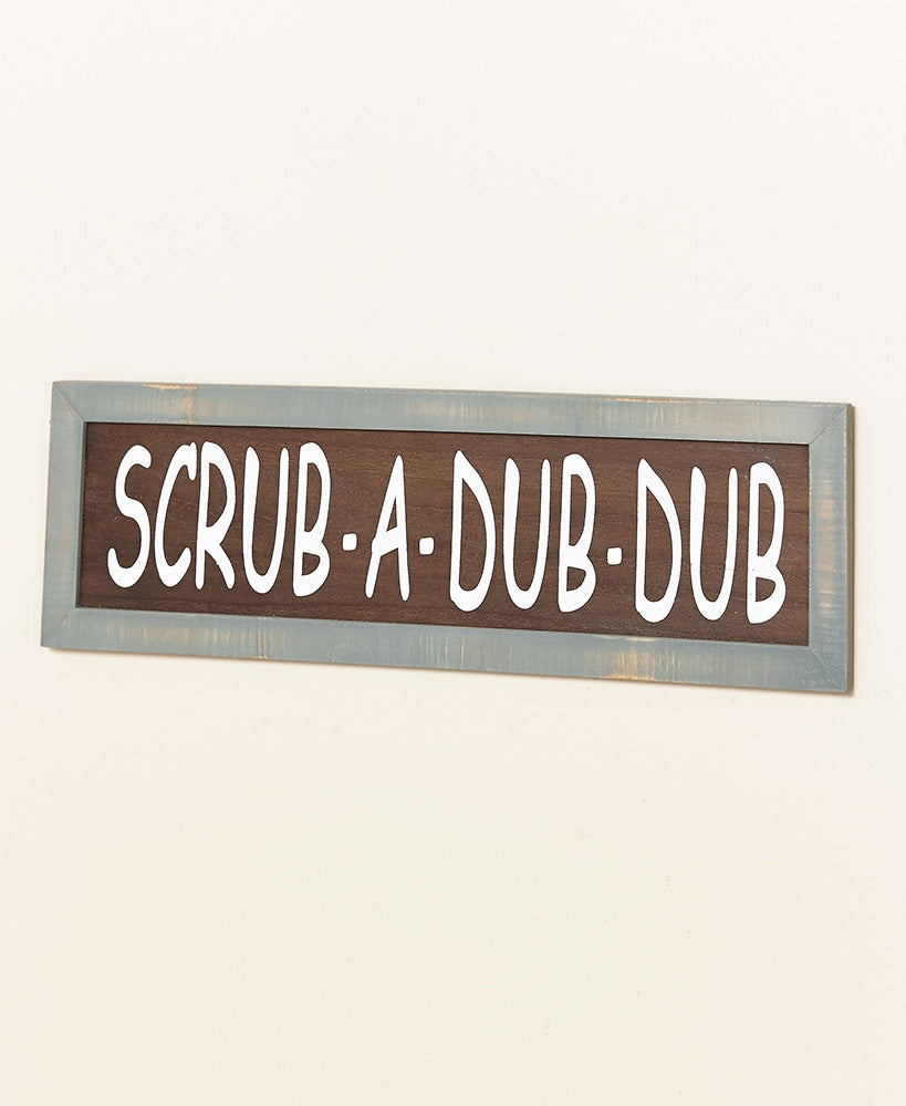 Scrub-a-Dub-Dub Sign C915