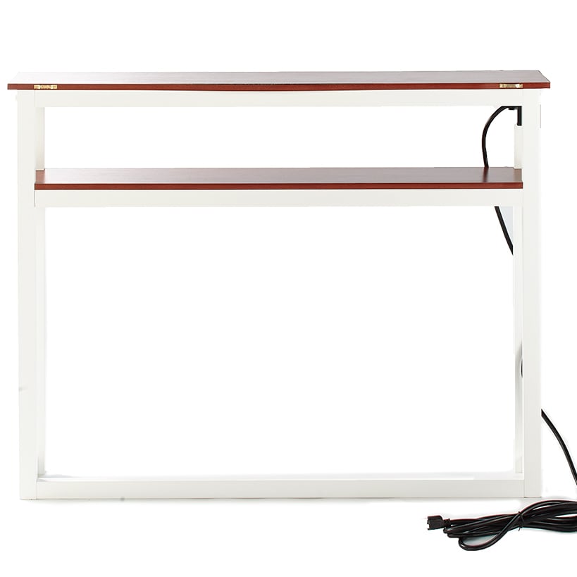 Behind-the-Sofa Long and Narrow Console Table with USB Port and Outlet