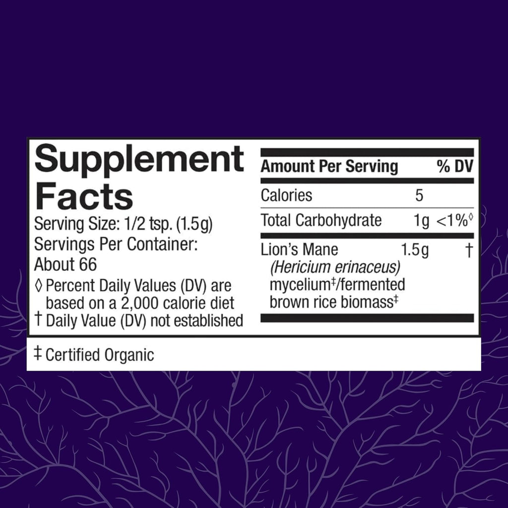Bundle with Stamets 7 Mushroom Powder 3.5 oz & Lion's Mane Powder 3.5 oz D33047