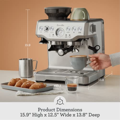 Brushed Stainless Steel Espresso Machine X361