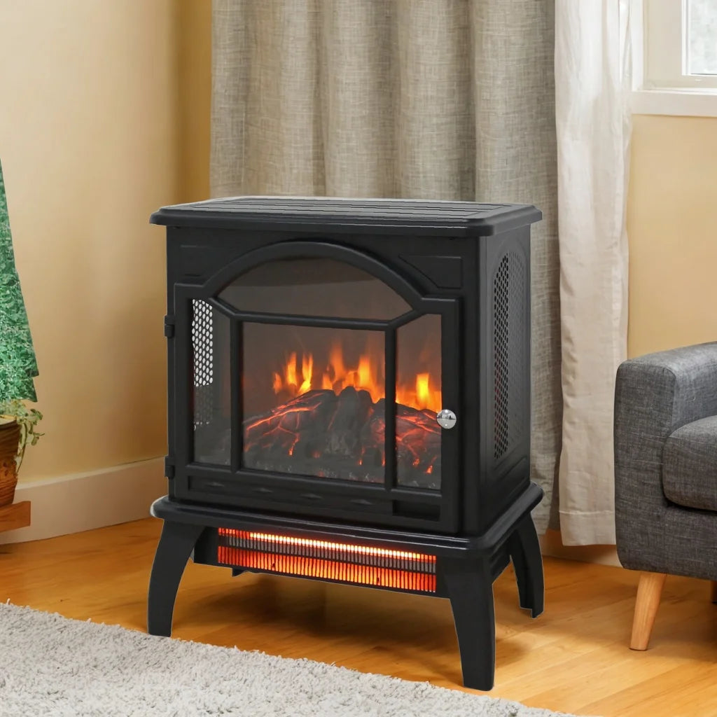 1500W Infrared Electric Heater with 11 Temp Settings and Timer Q37464