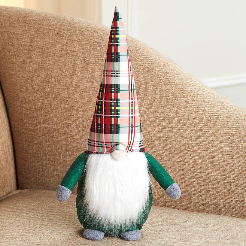 Whimsical Plush Gnome