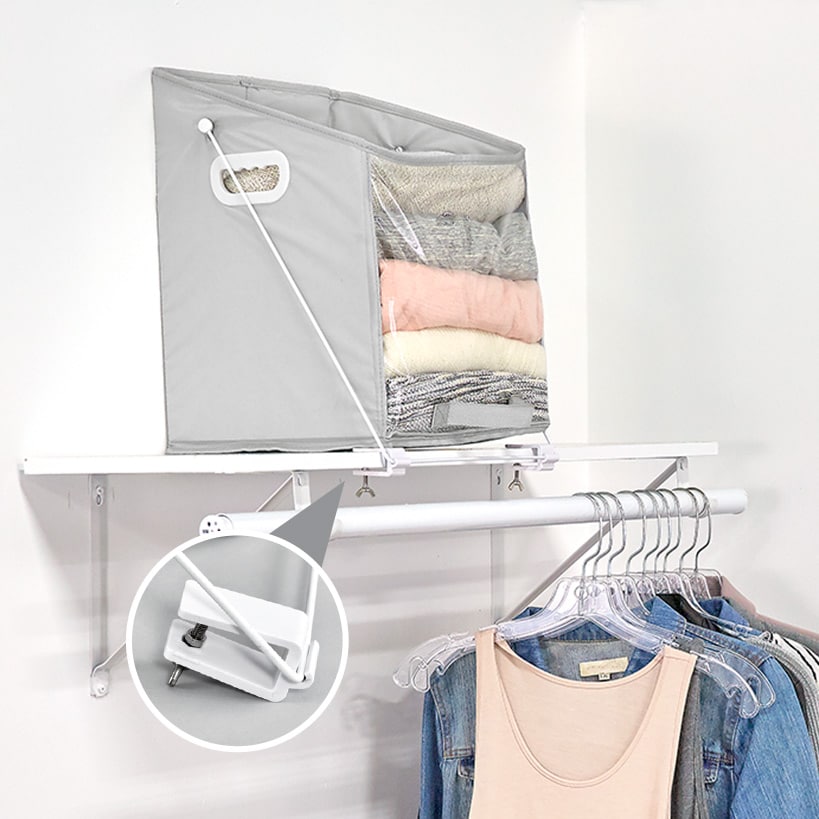 Pull Down Closet Storage Bin T3720