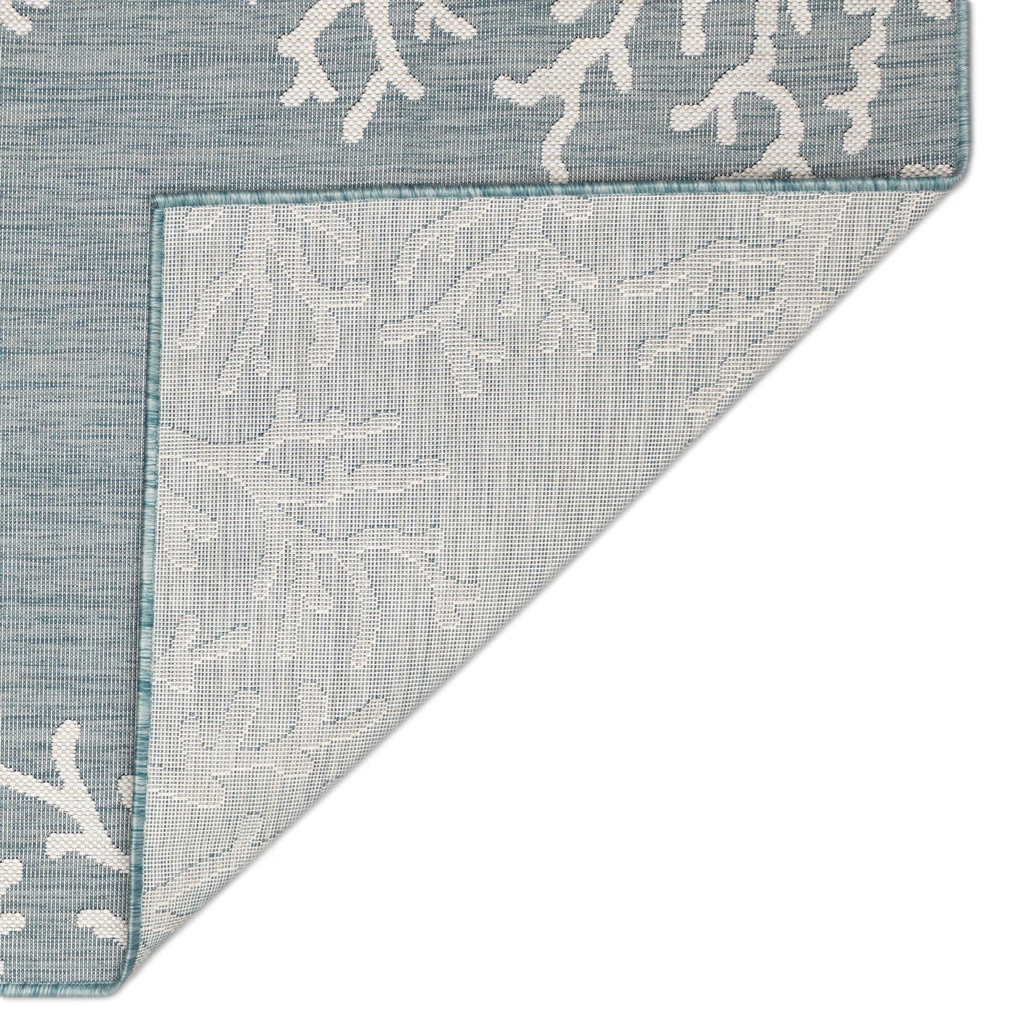 Carmel Coral Border Indoor Outdoor Area Rug