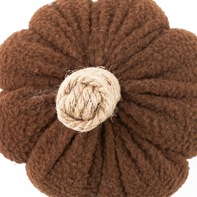 Fall Sherpa Pumpkin Decor