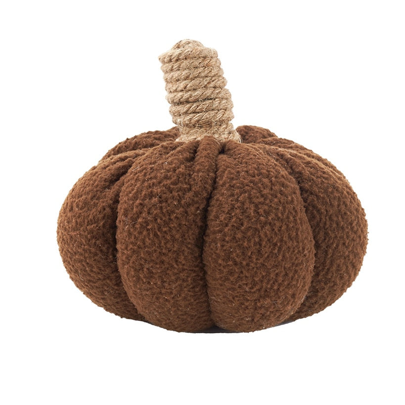 Fall Sherpa Pumpkin Decor