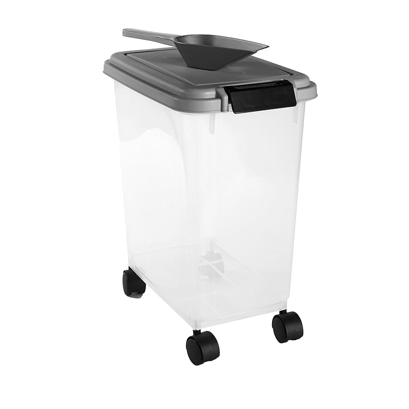 Airtight Pet Food Storage Container with Wheels and Scoop X919085